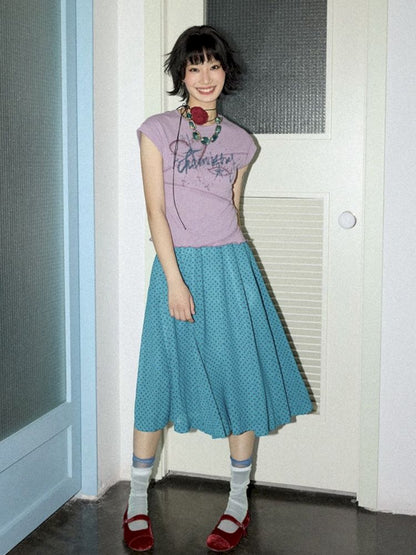 High waist loose umbrella skirt【s0000012280】