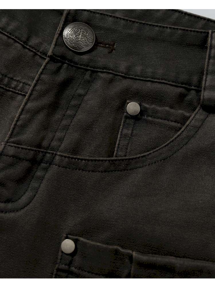 Flared Suede Casual Pants【s0000014460】