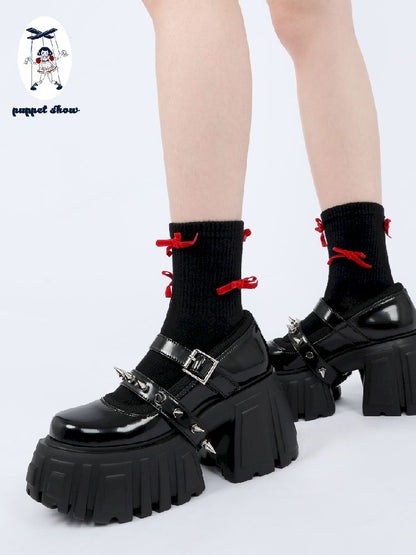 Punk Style Mary Jane Single Shoes【s0000011734】
