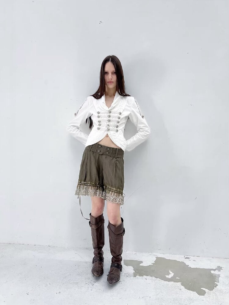 Washed Cotton Napoleon Jacket【s0000015909】