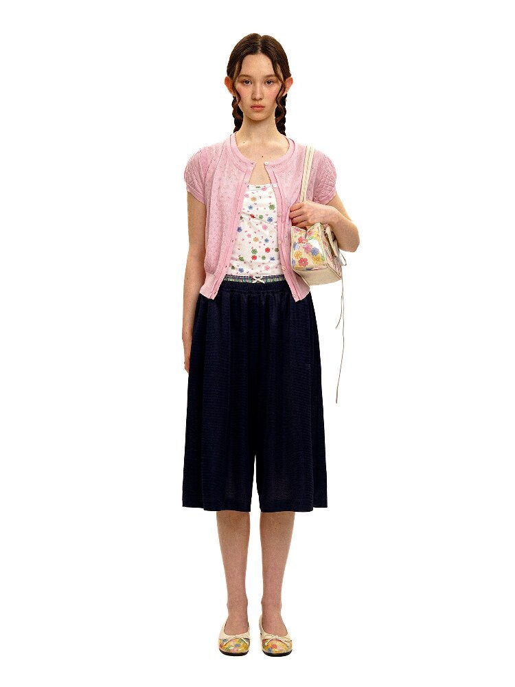 Fake Two-Piece Mesh Shorts Pants【s0000017421】