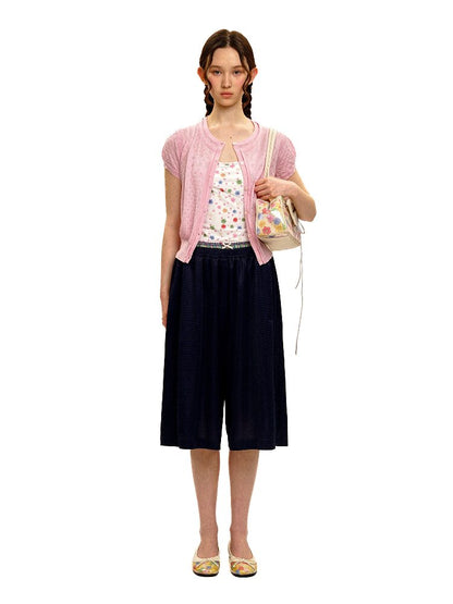 Fake Two-Piece Mesh Shorts Pants【s0000017421】
