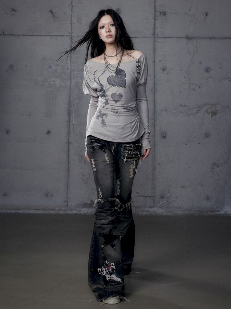 Long Sleeve Knit Bottom Shirt【s0000013465】