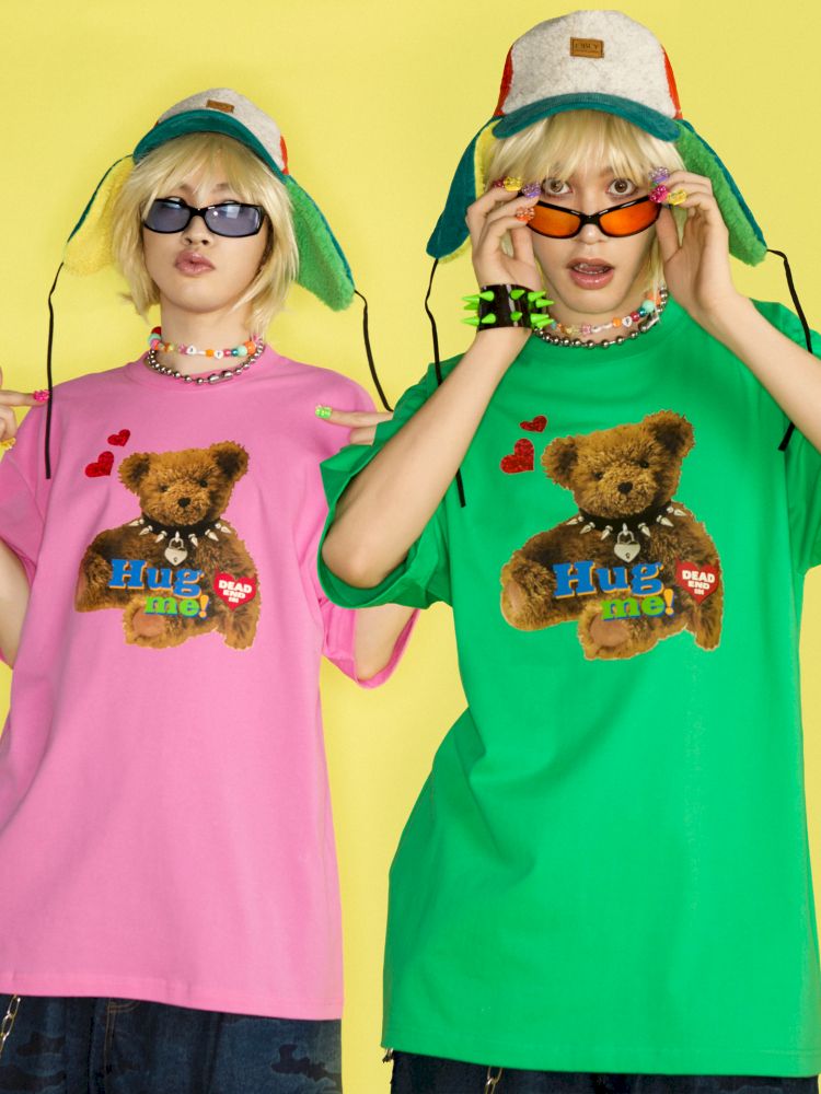 Dopamine Street Hip Hop Loose T-Shirt【s0000012459】