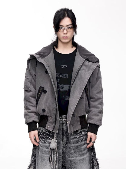 Flight Hooded Loose Jacket【s0000011361】