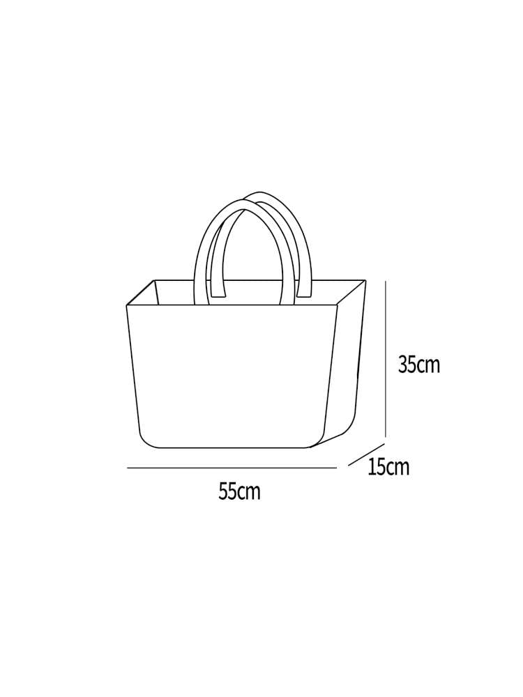 Two-Dimensional Y2K Dupont Paper Tote Bag【s0000014914】