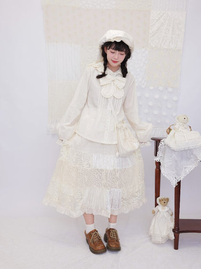 Lace Crochet Embroidered Skirt【s0000016507】