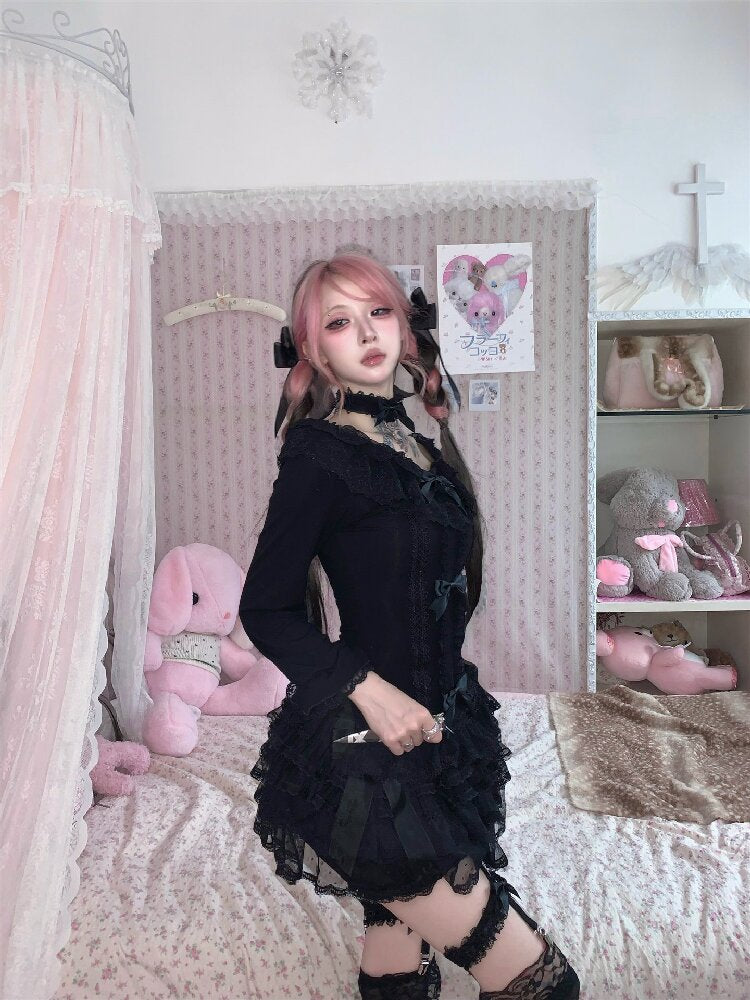 Polka Dot Mesh Pumpkin Skirt Pants【s0000018534】