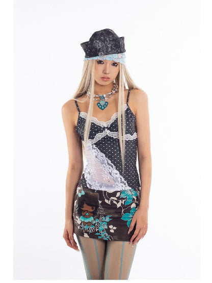 Retro Mood Cartoon Skirt Skirt【s0000018055】