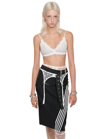 Lace Triangle Cup Corset【s0000011601】