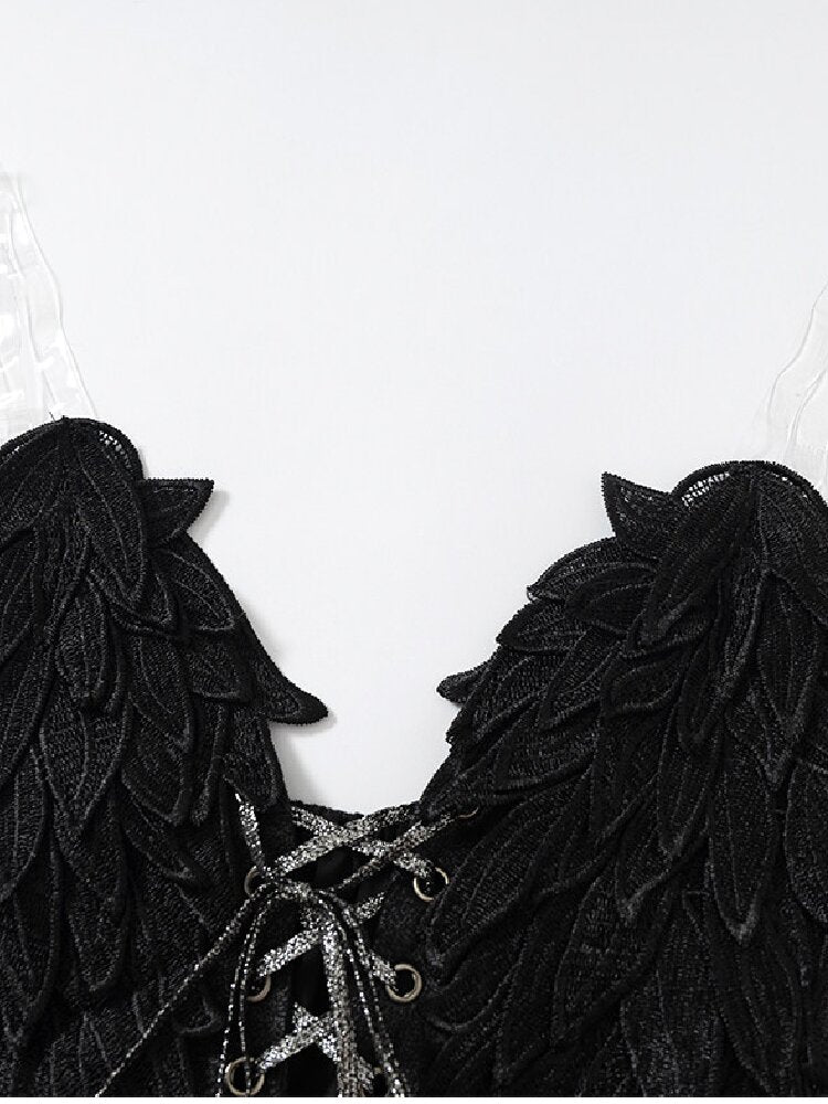 Vintage Court Wing Embroidered Top【s0000017859】