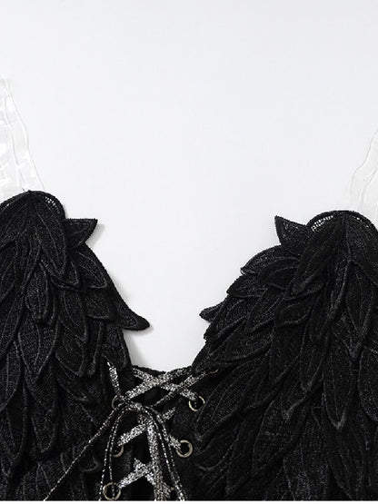 Vintage Court Wing Embroidered Top【s0000017859】