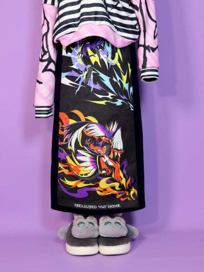 Pokemon Drawstring Sweat High Waist Skirt【s0000014868】