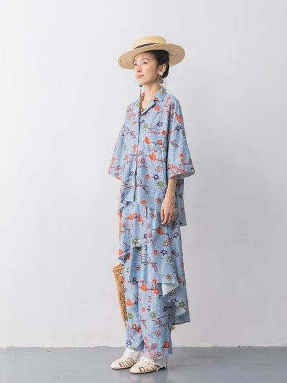 Cuban short-sleeved shirt dress pants【s0000013315】