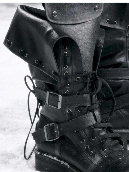 Air Eye Strap Punk Knight Boots【s0000014676】