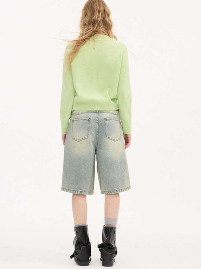 Hand-embroidered Grape Wool Cardigan【s0000015412】