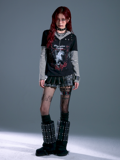 Casual Long-Sleeve T-Shirt【s0000013914】