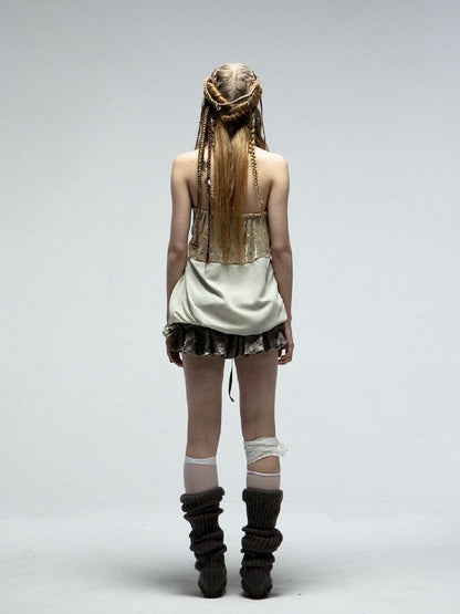 Vacation Halter Plunge Top【s0000012208】