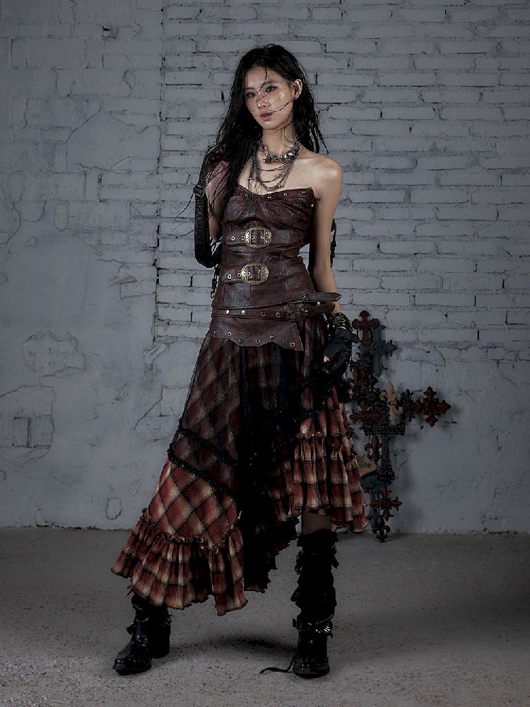 Slimming Wrap Short Leather Breastplate【s0000011827】