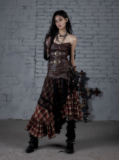 Slimming Wrap Short Leather Breastplate【s0000011827】