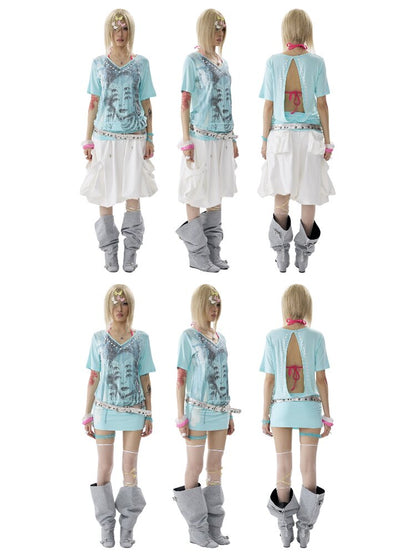 Double Wear Stretch Knitwear Dress【s0000017634】