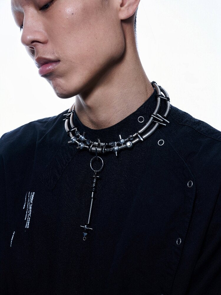 Mechanical Choker Necklace【s0000018834】