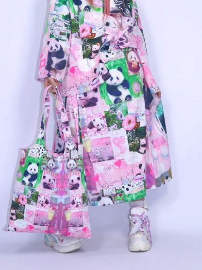 Cute Cartoon Print Shoulder Bag Tote Bag【s0000013980】