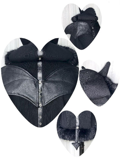 Imp Wings Patchwork Hooded Jacket【s0000010767】