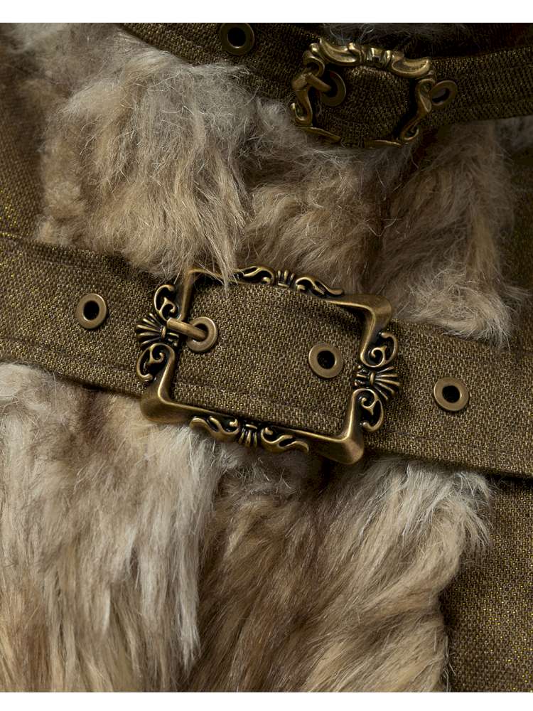 Washed Ripped Gold Filigree Denim Coat【s0000014653】