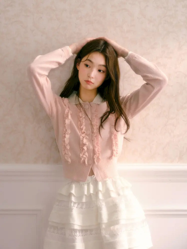 Short-Sleeve Sweater Jacket【s0000014336】