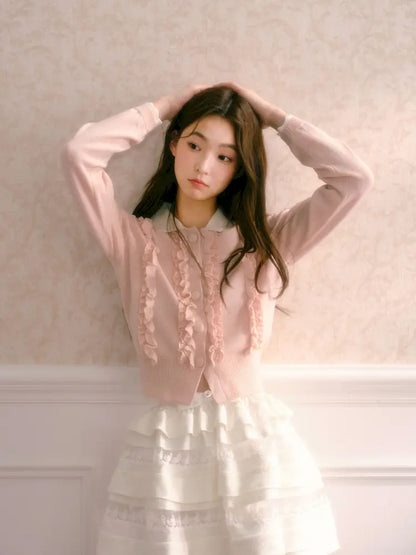 Short-Sleeve Sweater Jacket【s0000014336】