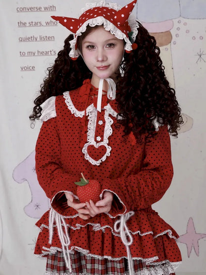 Cute Girl's Christmas Sweatshirt【s0000014108】