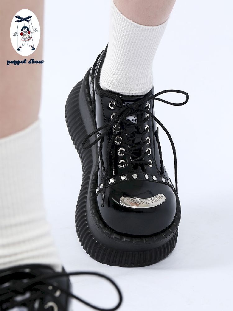 Metal Punk Hundred Small Leather Shoes【s0000011718】