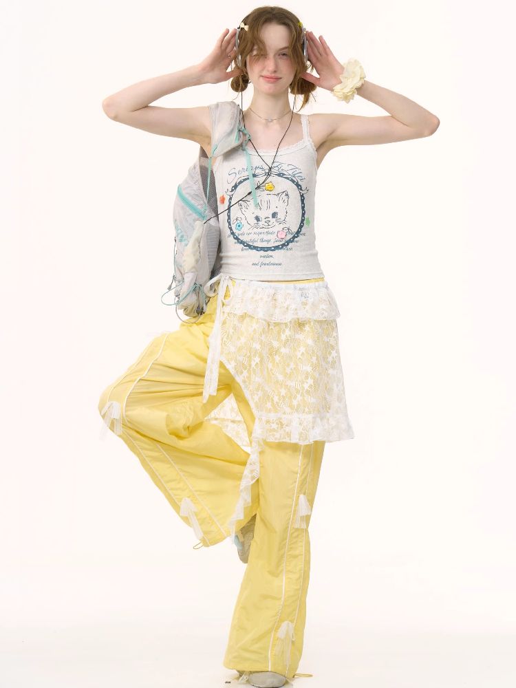 Lace Irregular Hem One Piece【s0000012227】