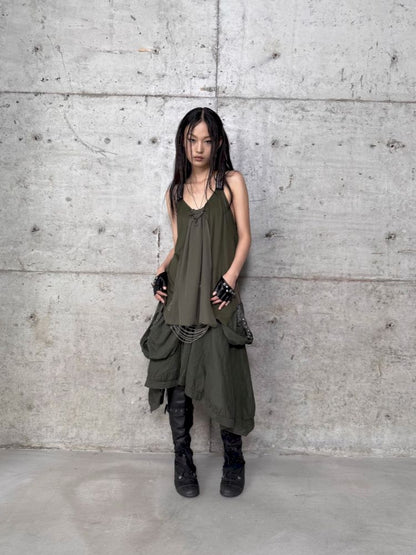 Large Pocket Five-Pocket Skirt【s0000012708】