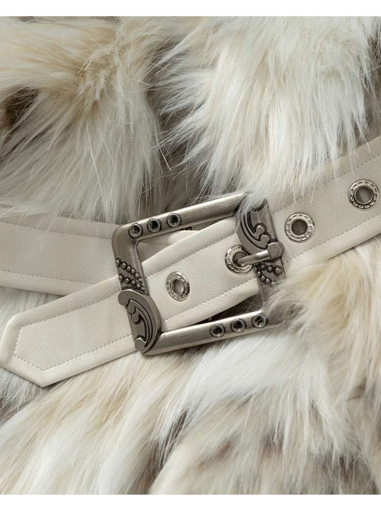 Eco-Friendly Faux Fur Coat【s0000014479】