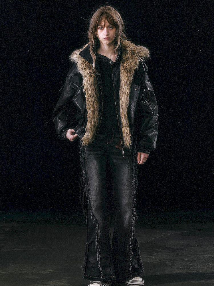 Removable FUR FLIGHT JACKET [S0000010762]