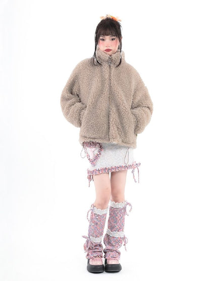 Niche Girls Vintage Cream Legwarmers【s0000005729】