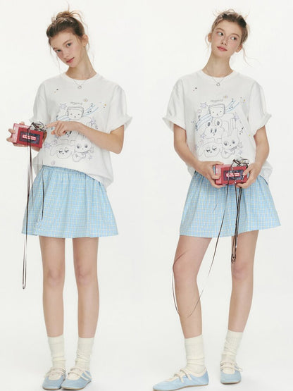 Strawberry Musician Cotton T-Shirt【s0000015669】