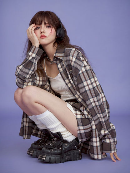 Casual Long Sleeve Shirt Jacket【s0000011670】