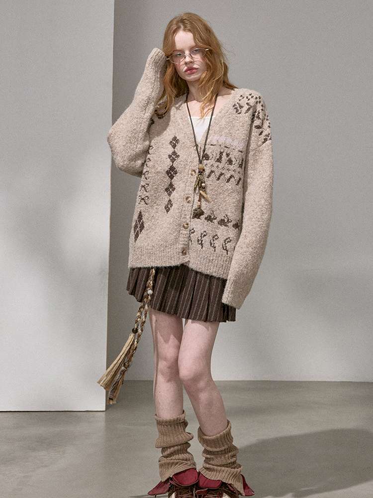 Fair Island Knitted Cardigan【s0000015225】
