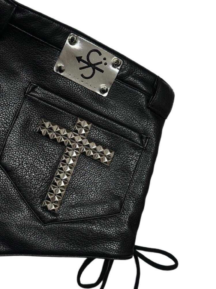 Multi Zip Strap Rivet Shorts【s0000016949】