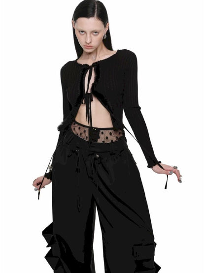 Polka Dot Lace Garter Belt【s0000011612】