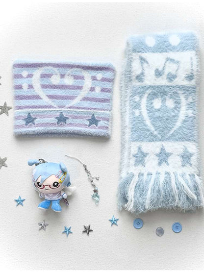 Ghost Horse Star Stripe Double-Sided Knit Hat【s0000014689】