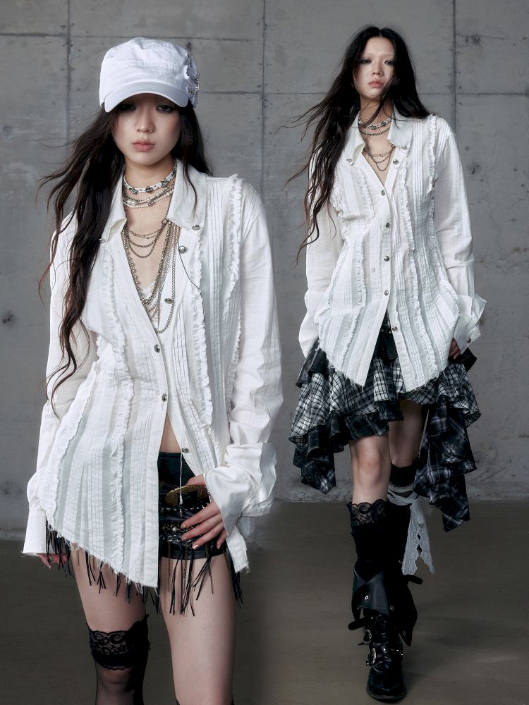 Scrappy Sunscreen Long Sleeve Shirt【s0000013470】