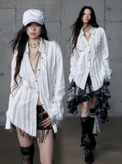 Scrappy Sunscreen Long Sleeve Shirt【s0000013470】