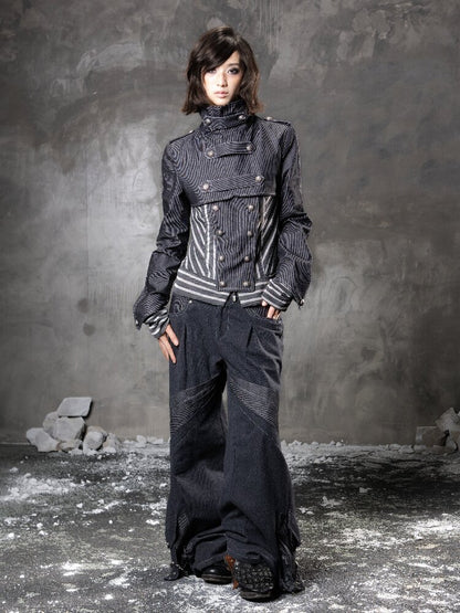 Fake Two Denim Patchwork Jacket【s0000015947】