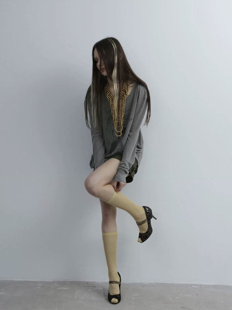 Knight Print Irregular T-Shirt【s0000016574】