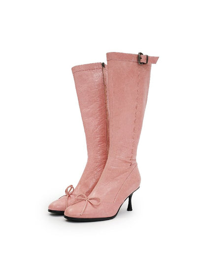 Sheepskin Ballet Stiletto Boots【s0000016129】