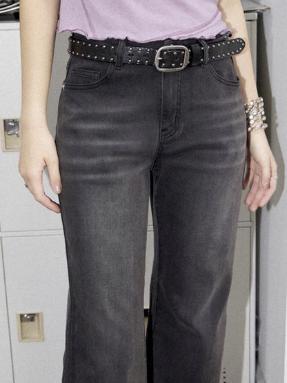 Slim micro flare pants【s0000012275】